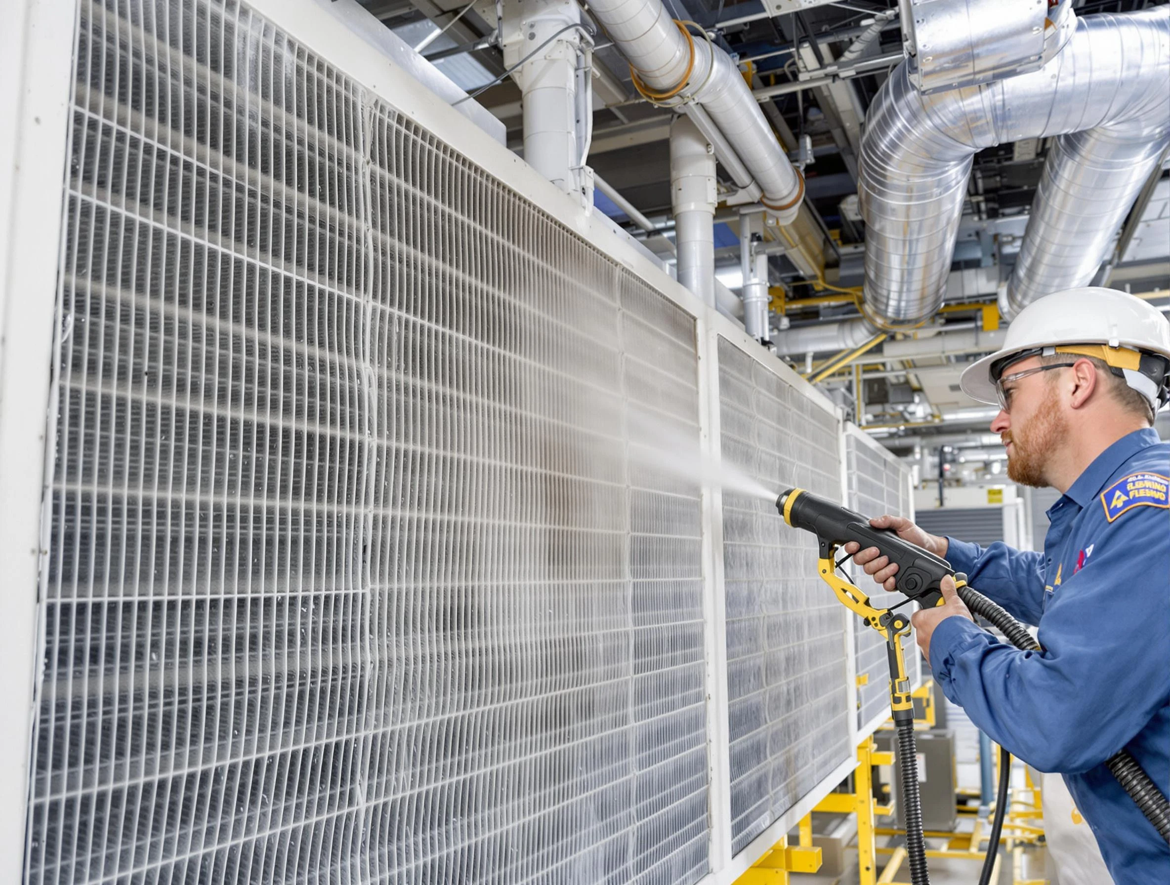 Professional commercial coil cleaning by Oneonta Air Duct Cleaning in Oneonta