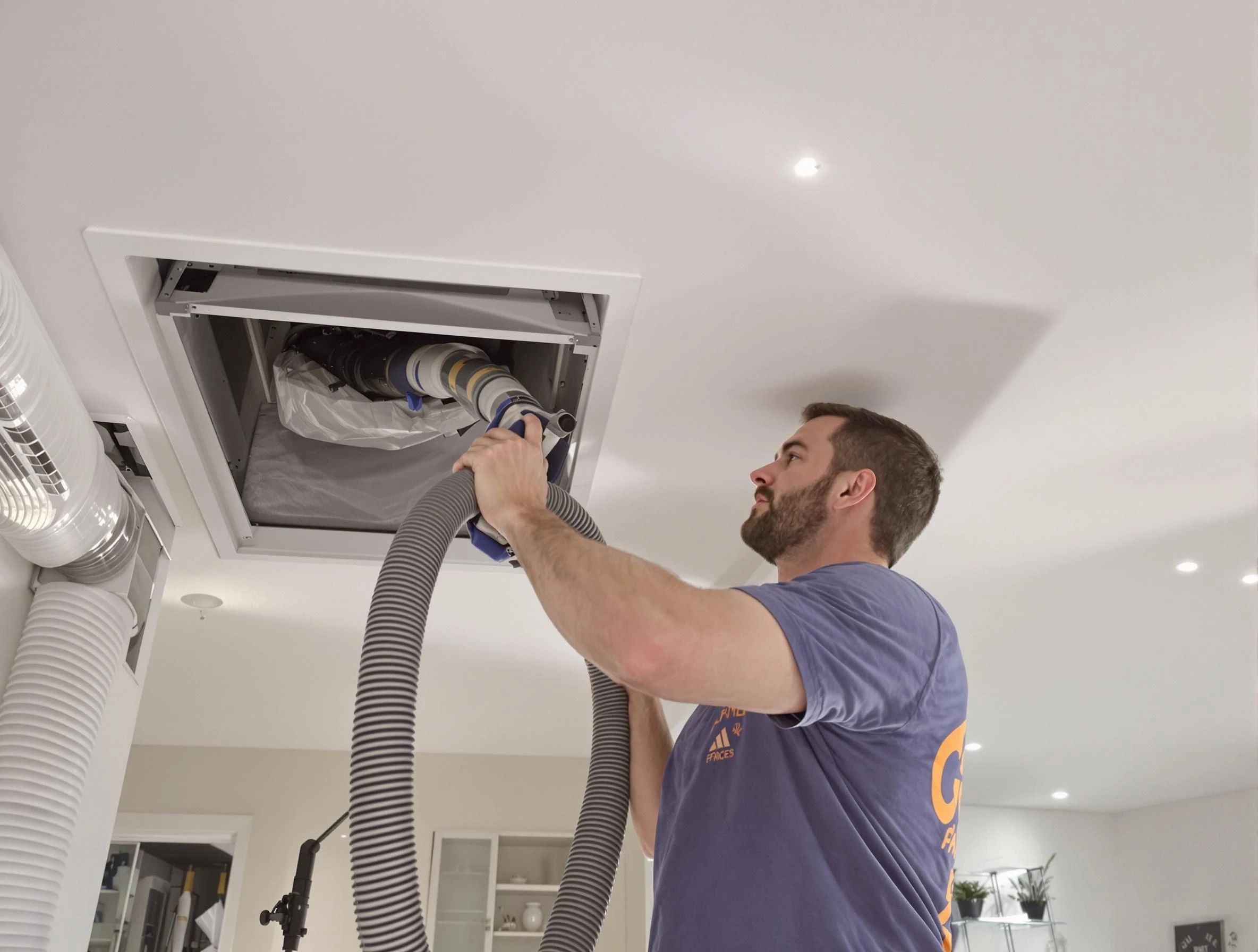 Precision indoor duct cleaning by Oneonta Air Duct Cleaning in Oneonta